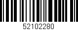 Código de barras (EAN, GTIN, SKU, ISBN): '52102280'