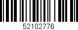 Código de barras (EAN, GTIN, SKU, ISBN): '52102776'