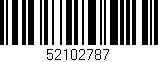Código de barras (EAN, GTIN, SKU, ISBN): '52102787'