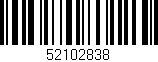 Código de barras (EAN, GTIN, SKU, ISBN): '52102838'