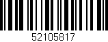 Código de barras (EAN, GTIN, SKU, ISBN): '52105817'