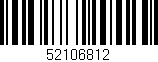 Código de barras (EAN, GTIN, SKU, ISBN): '52106812'