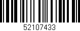 Código de barras (EAN, GTIN, SKU, ISBN): '52107433'