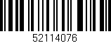 Código de barras (EAN, GTIN, SKU, ISBN): '52114076'