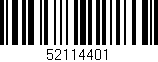 Código de barras (EAN, GTIN, SKU, ISBN): '52114401'