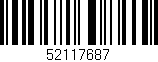 Código de barras (EAN, GTIN, SKU, ISBN): '52117687'