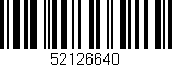 Código de barras (EAN, GTIN, SKU, ISBN): '52126640'