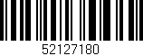Código de barras (EAN, GTIN, SKU, ISBN): '52127180'