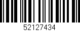 Código de barras (EAN, GTIN, SKU, ISBN): '52127434'
