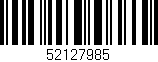 Código de barras (EAN, GTIN, SKU, ISBN): '52127985'