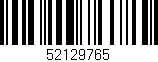 Código de barras (EAN, GTIN, SKU, ISBN): '52129765'