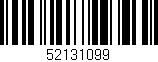Código de barras (EAN, GTIN, SKU, ISBN): '52131099'