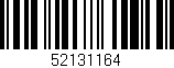 Código de barras (EAN, GTIN, SKU, ISBN): '52131164'