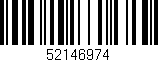 Código de barras (EAN, GTIN, SKU, ISBN): '52146974'