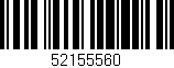 Código de barras (EAN, GTIN, SKU, ISBN): '52155560'
