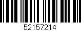 Código de barras (EAN, GTIN, SKU, ISBN): '52157214'