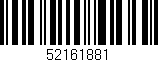 Código de barras (EAN, GTIN, SKU, ISBN): '52161881'
