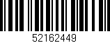 Código de barras (EAN, GTIN, SKU, ISBN): '52162449'