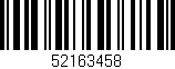 Código de barras (EAN, GTIN, SKU, ISBN): '52163458'