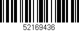 Código de barras (EAN, GTIN, SKU, ISBN): '52169436'