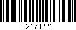 Código de barras (EAN, GTIN, SKU, ISBN): '52170221'