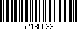 Código de barras (EAN, GTIN, SKU, ISBN): '52180633'