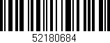 Código de barras (EAN, GTIN, SKU, ISBN): '52180684'