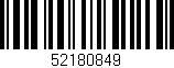 Código de barras (EAN, GTIN, SKU, ISBN): '52180849'