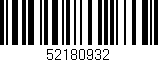 Código de barras (EAN, GTIN, SKU, ISBN): '52180932'