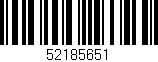 Código de barras (EAN, GTIN, SKU, ISBN): '52185651'
