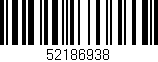Código de barras (EAN, GTIN, SKU, ISBN): '52186938'