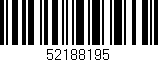 Código de barras (EAN, GTIN, SKU, ISBN): '52188195'