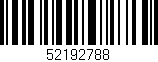 Código de barras (EAN, GTIN, SKU, ISBN): '52192788'
