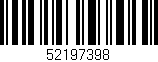 Código de barras (EAN, GTIN, SKU, ISBN): '52197398'