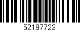 Código de barras (EAN, GTIN, SKU, ISBN): '52197723'