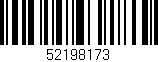 Código de barras (EAN, GTIN, SKU, ISBN): '52198173'