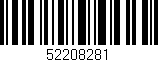 Código de barras (EAN, GTIN, SKU, ISBN): '52208281'