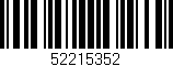 Código de barras (EAN, GTIN, SKU, ISBN): '52215352'