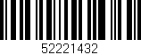 Código de barras (EAN, GTIN, SKU, ISBN): '52221432'