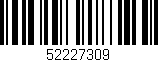 Código de barras (EAN, GTIN, SKU, ISBN): '52227309'