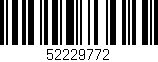 Código de barras (EAN, GTIN, SKU, ISBN): '52229772'
