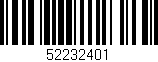 Código de barras (EAN, GTIN, SKU, ISBN): '52232401'