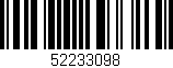 Código de barras (EAN, GTIN, SKU, ISBN): '52233098'