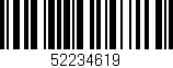 Código de barras (EAN, GTIN, SKU, ISBN): '52234619'