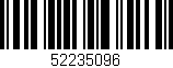 Código de barras (EAN, GTIN, SKU, ISBN): '52235096'