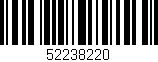 Código de barras (EAN, GTIN, SKU, ISBN): '52238220'