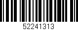 Código de barras (EAN, GTIN, SKU, ISBN): '52241313'