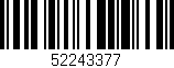 Código de barras (EAN, GTIN, SKU, ISBN): '52243377'