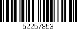Código de barras (EAN, GTIN, SKU, ISBN): '52257853'