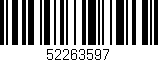Código de barras (EAN, GTIN, SKU, ISBN): '52263597'